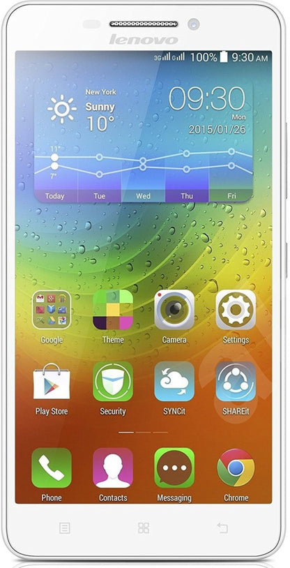 Lenovo A5000 (White, 8 GB) - 1 GB RAM