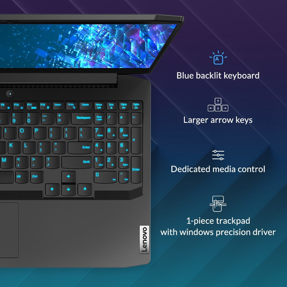 Lenovo IdeaPad गेमिंग 3i Intel कोर i5 10वीं जेनरेशन - (8GB/1 TB HDD/256GB SSD/Windows 10 Home/4GB ग्राफ़िक्स/NVIDIA GeForce GTX 1650 Ti/60 Hz) 15IMH05 गेमिंग लैपटॉप - 15.6 इंच, ओनिक्स ब्लैक, 2.2 किलोग्राम