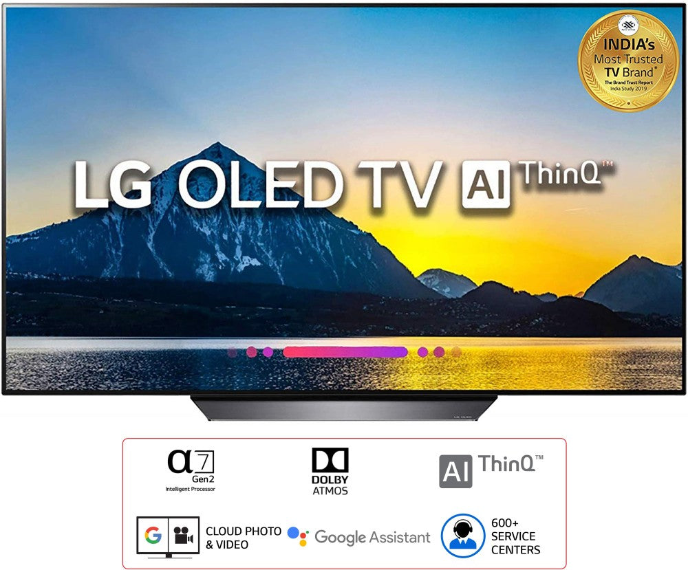 LG 139 cm (55 inch) OLED Ultra HD (4K) Smart WebOS TV - OLED55B8PTA