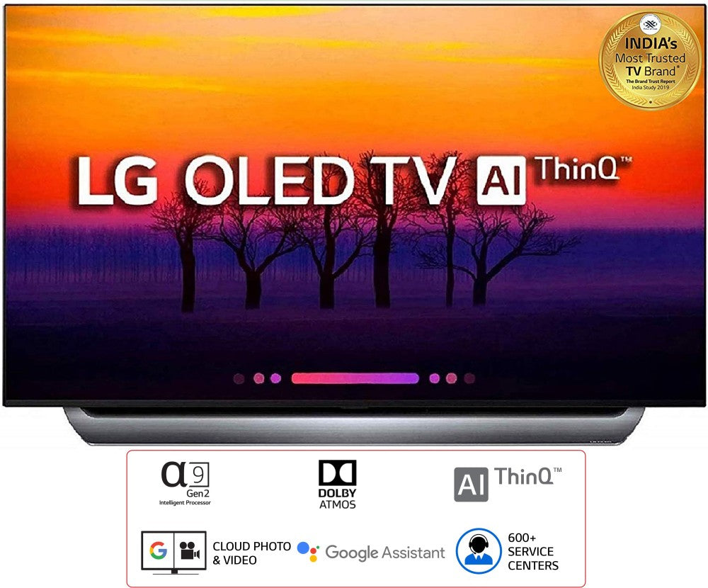 LG 139 cm (55 inch) OLED Ultra HD (4K) Smart WebOS TV - OLED55C8PTA