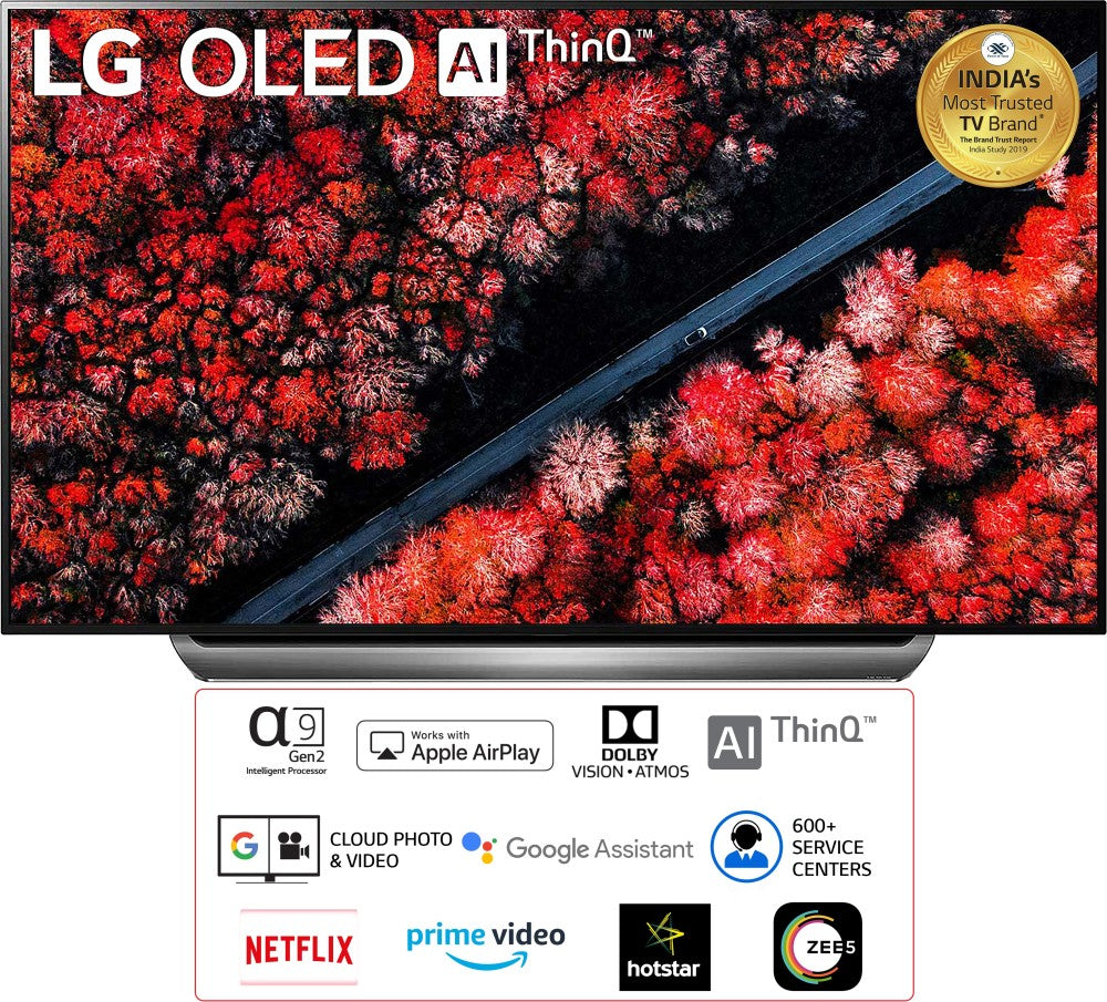 LG C9 138 cm (55 inch) OLED Ultra HD (4K) Smart WebOS TV - OLED55C9PTA