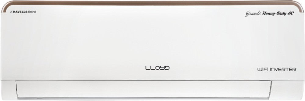 Lloyd 1 Ton 5 Star Split Inverter AC with Wi-fi Connect  - White - LS12I55WBHD, Copper Condenser