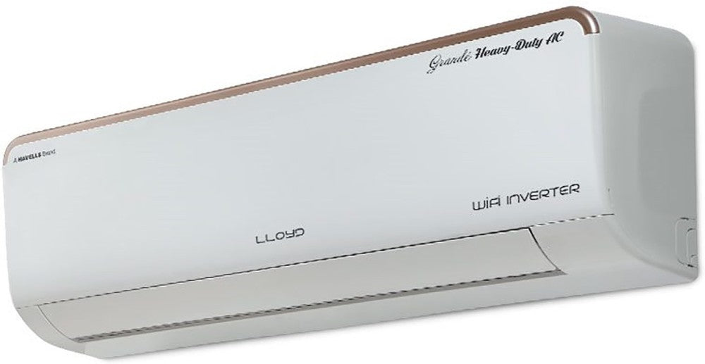 Lloyd 1 Ton 5 Star Split Inverter AC with Wi-fi Connect  - White - LS12I55WBHD, Copper Condenser