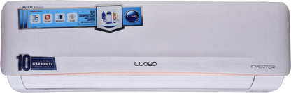 Lloyd 1.5 Ton 5 Star Split Inverter AC with PM 2.5 Filter  - White - LS18I5FWCEL, Copper Condenser