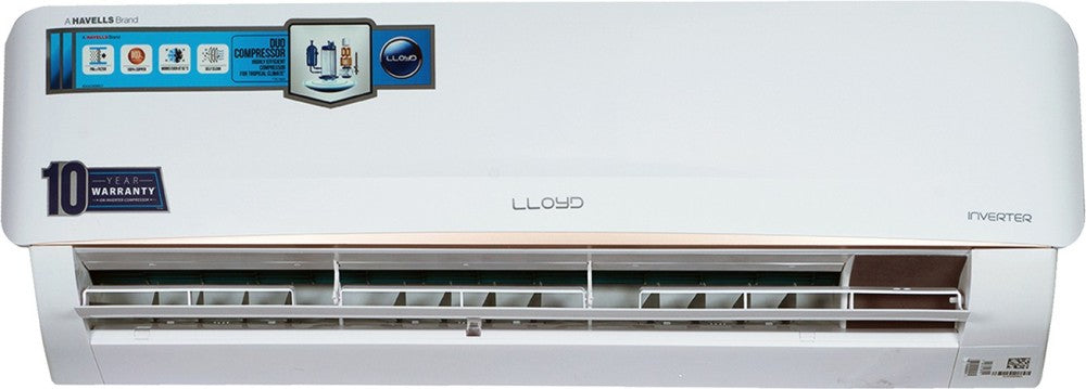 Lloyd 2 Ton 5 Star Split Inverter AC  - White - LS24I56WBEL, Copper Condenser