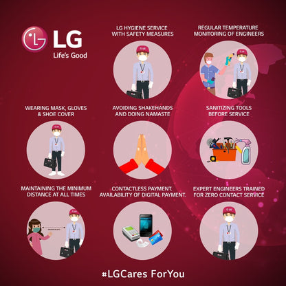 LG 1 टन 3 स्टार स्प्लिट इन्वर्टर एसी - सफ़ेद - JS-Q12PUXA, कॉपर कंडेंसर