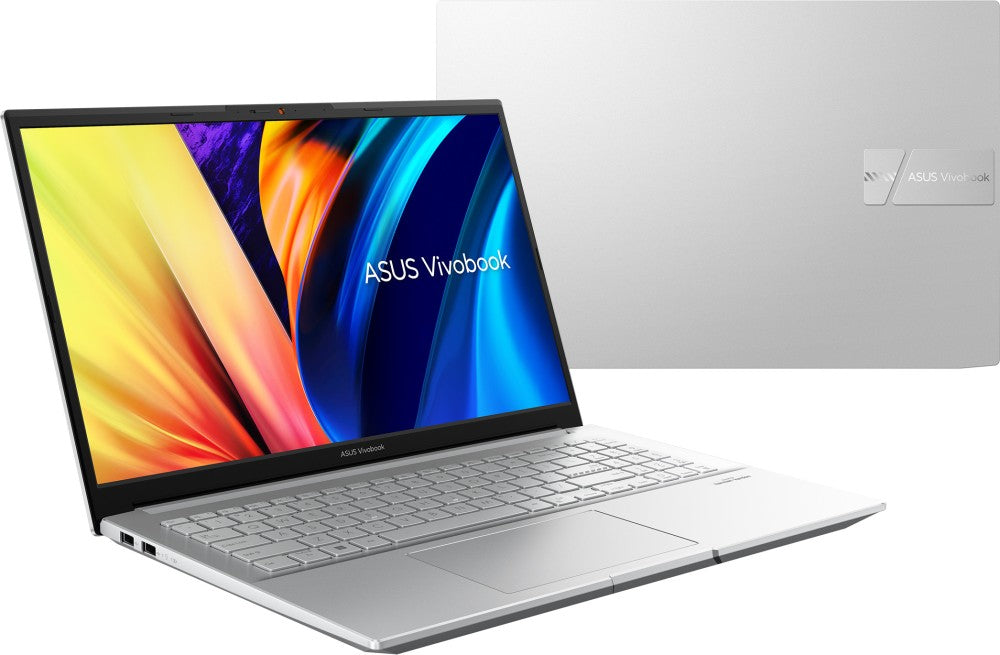 ASUS Vivobook Pro 15 Ryzen 5 Hexa Core 5600H - (16 GB/512 GB SSD/Windows 11 Home/4 GB ग्राफ़िक्स/NVIDIA GeForce RTX 3050/144 Hz) M6500QC-HN542WS क्रिएटर लैपटॉप - 15.6 इंच, कूल सिल्वर, 1.80 किग्रा, साथ में एमएस ऑफिस