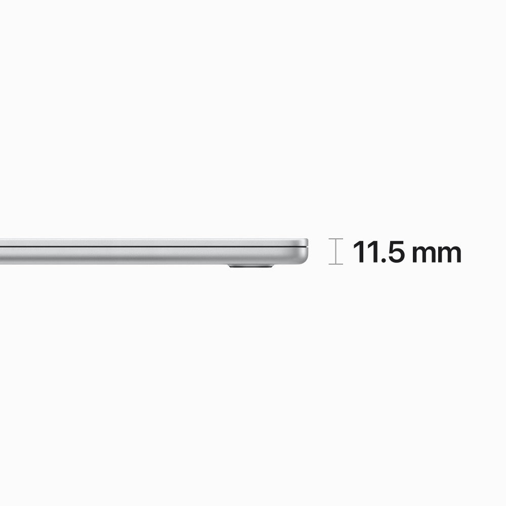 APPLE 2023 Macbook Air M2 - (8 GB/256 GB SSD/macOS Ventura) MQKR3HN/A - 15.3 Inch, Silver, 1.51 Kg