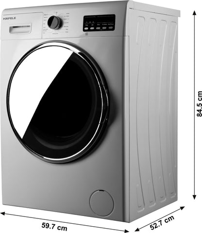 Hafele 7 kg Allergy Care, Smart Foam Control Fully Automatic Front Load Washing Machine with In-built Heater White - Marina 7512WD