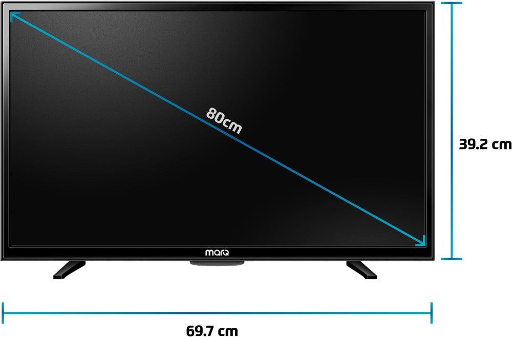 फ्लिपकार्ट इनोव्यू द्वारा MarQ 80 सेमी (32 इंच) एचडी रेडी एलईडी टीवी - 32DSHD