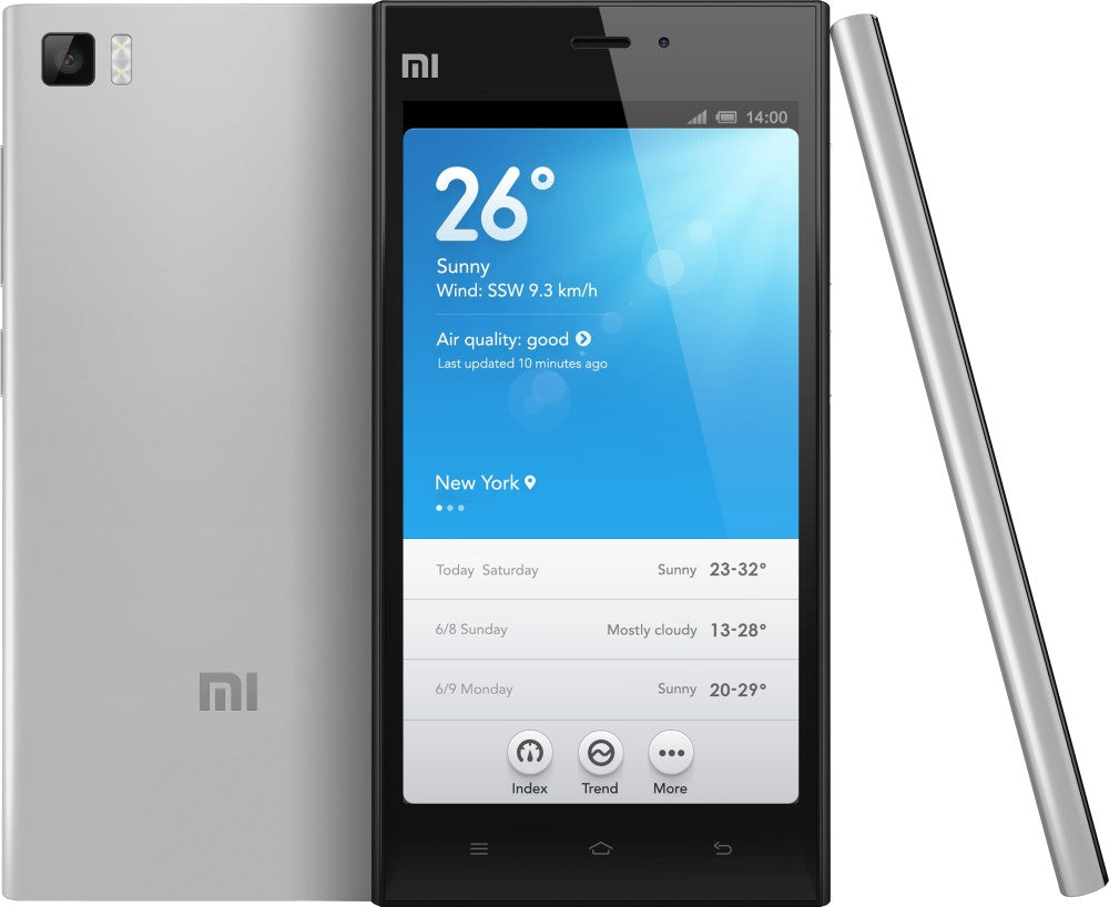 MI3 (Metallic Grey, 16 GB) - 2 GB RAM