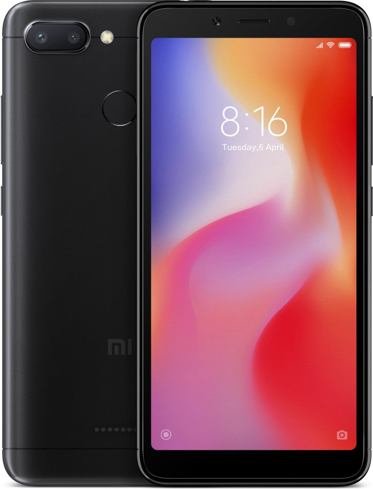 Redmi 6 (Black, 32 GB) - 3 GB RAM