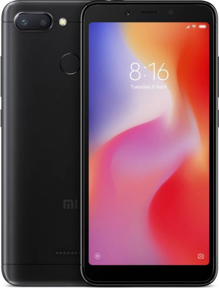 Redmi 6 (Black, 64 GB) - 3 GB RAM