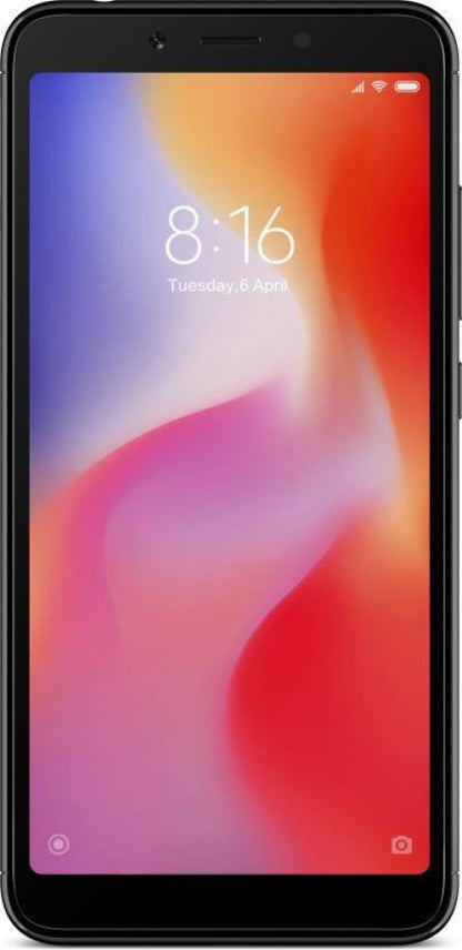 Redmi 6 (Black, 64 GB) - 3 GB RAM