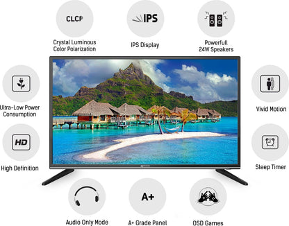 Micromax 81 cm (32 inch) HD Ready LED TV with IPS Panel - 32T8361HD2019