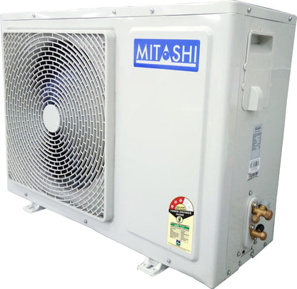 MITASHI 1 Ton 3 Star Split Inverter AC  - White - MiSAC103INvXHD, Copper Condenser