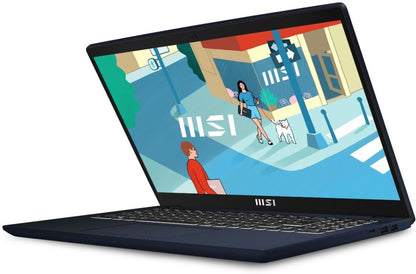 MSI Core i5 13वीं जेनरेशन - (8GB/512GB SSD/Windows 11 Home) आधुनिक 15 B13M-291IN पतला और हल्का लैपटॉप - 15.6 इंच, स्टार ब्लू, 1.7 किलोग्राम