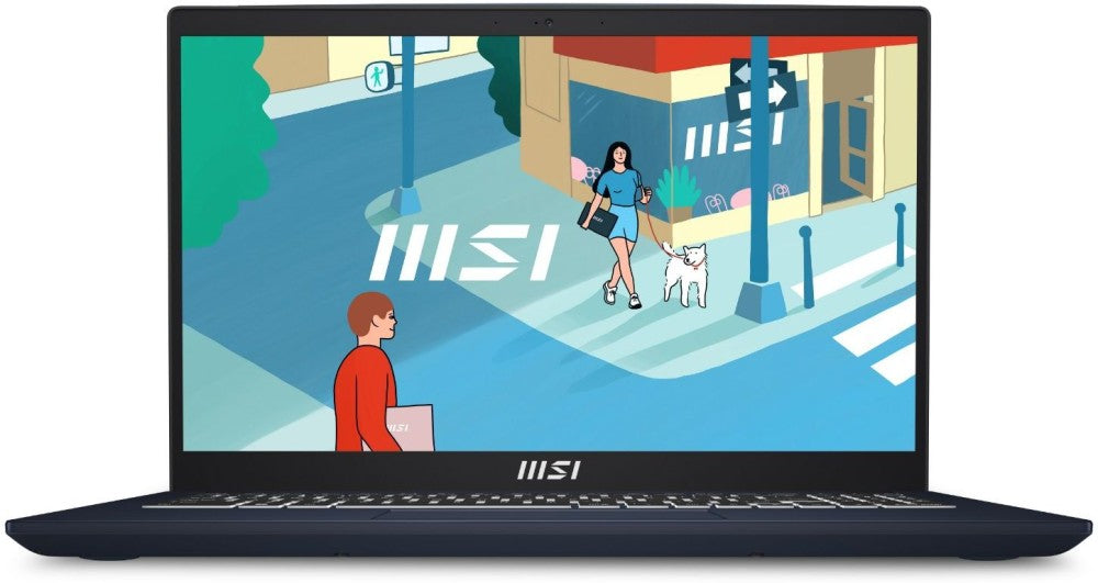 MSI Core i5 13वीं जेनरेशन - (8GB/512GB SSD/Windows 11 Home) आधुनिक 15 B13M-291IN पतला और हल्का लैपटॉप - 15.6 इंच, स्टार ब्लू, 1.7 किलोग्राम