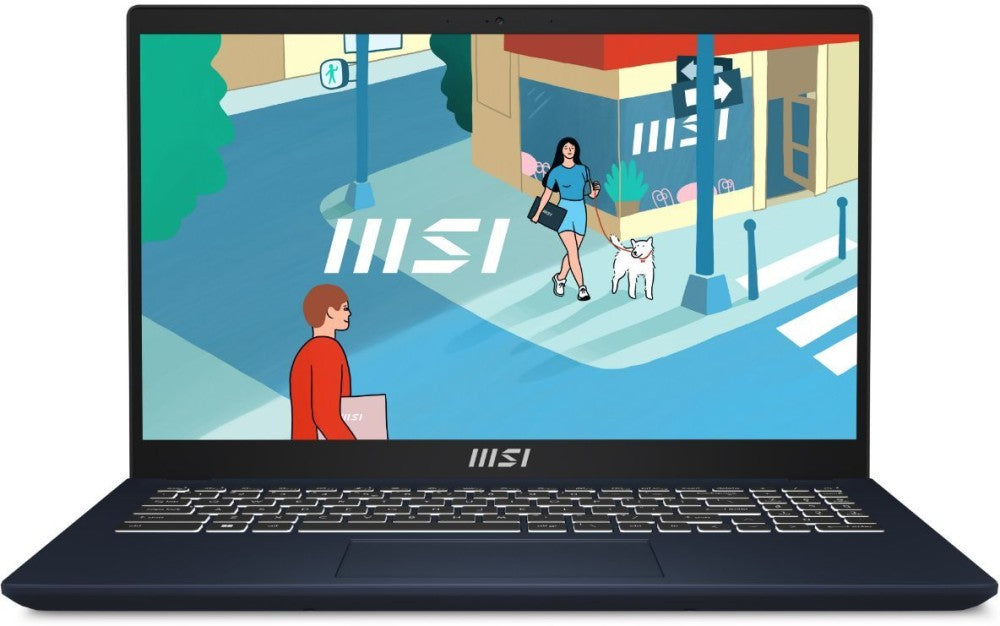 MSI Core i5 13वीं जेनरेशन - (8GB/512GB SSD/Windows 11 Home) आधुनिक 15 B13M-291IN पतला और हल्का लैपटॉप - 15.6 इंच, स्टार ब्लू, 1.7 किलोग्राम