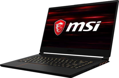 MSI GS Core i7 8th Gen - (16 GB/512 GB SSD/Windows 10 Home/6 GB ग्राफ़िक्स/NVIDIA GeForce GTX 1060) GS65 8RE-084IN गेमिंग लैपटॉप - 15.6 इंच, काला, 1.8 किग्रा