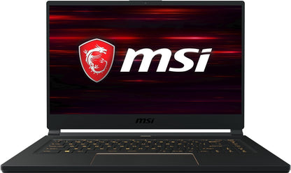 MSI Stealth Core i7 8th Gen - (16GB/512GB SSD/Windows 10 Home/6GB ग्राफ़िक्स/NVIDIA GeForce RTX 2060) GS65 गेमिंग लैपटॉप - 15.6 इंच, काला, 1.88 kg