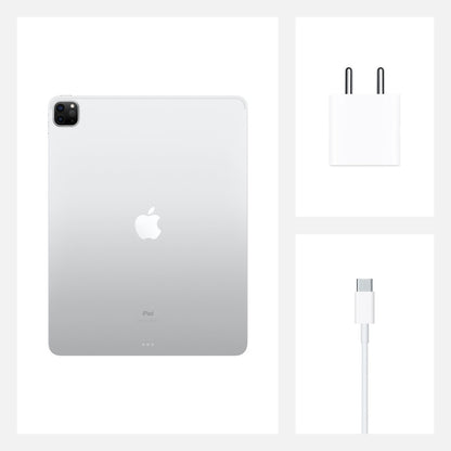 Apple iPad Pro 2020 (चौथी पीढ़ी) 6 जीबी रैम 128 जीबी रोम 12.9 इंच केवल वाई-फाई के साथ (सिल्वर)