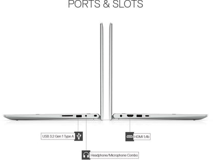 डेल इंस्पिरॉन कोर i3 11वीं पीढ़ी - (4 जीबी/256 जीबी एसएसडी/विंडोज 10 होम) एनस्पिरॉन 5406 2 इन 1 लैपटॉप - 14 इंच, सिल्वर, 1.72 किलोग्राम, एमएस ऑफिस के साथ
