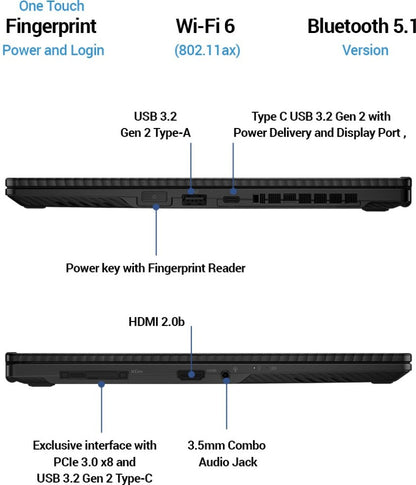 ASUS ROG Flow 13.4 इंच, ऑफ ब्लैक (सुपरनोवा), 1.3 किलोग्राम, एमएस ऑफिस के साथ