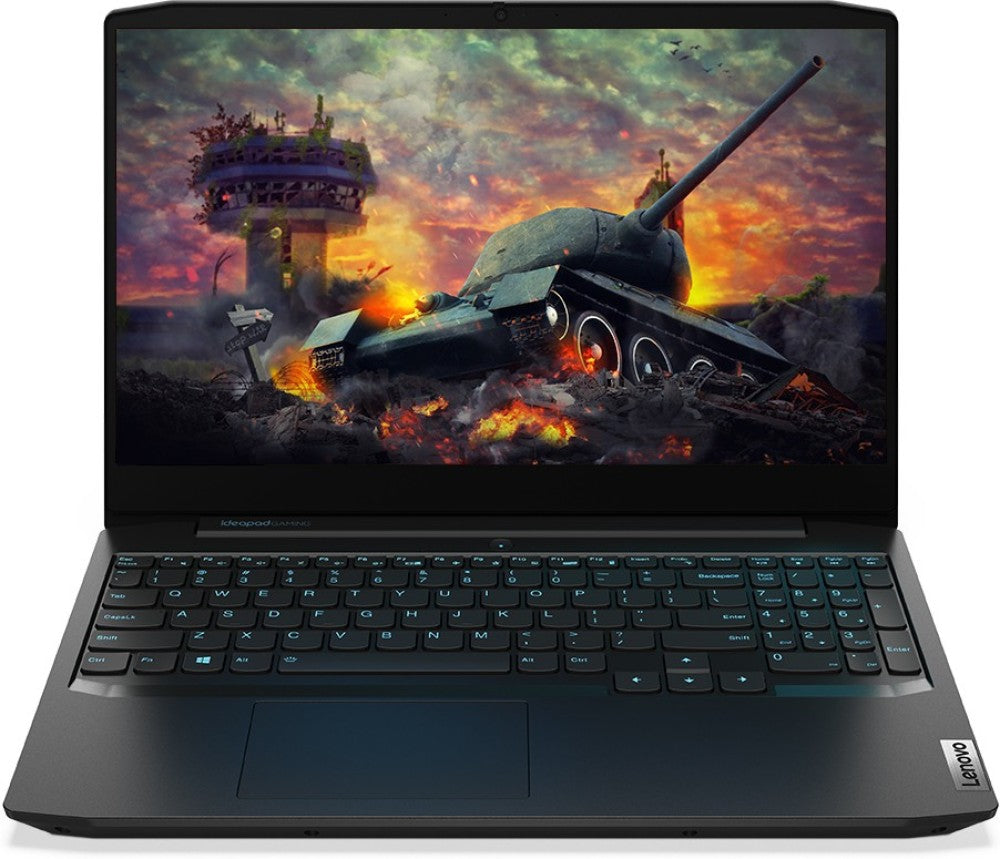 Lenovo IdeaPad गेमिंग 3 Ryzen 7 ऑक्टा कोर 4800H - (8GB/512GB SSD/Windows 10 Home/4GB ग्राफ़िक्स/NVIDIA GeForce GTX 1650/60 Hz) 15ARH05 गेमिंग लैपटॉप - 15.6 इंच, ओनिक्स ब्लैक, 2.2 kg, MS ऑफिस के साथ