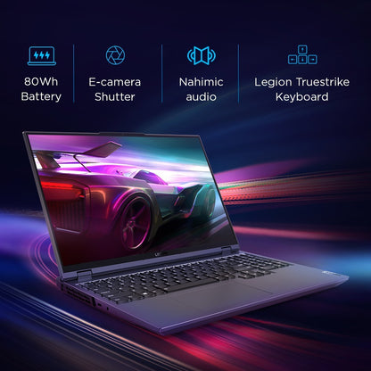 Lenovo Legion 5 Pro Ryzen 7 Octa Core 6800H - (16 GB/1 TB SSD/Windows 11 Home/6 GB Graphics/NVIDIA GeForce RTX 3060) 16ARH7H Gaming Laptop - 40.64 cm, Storm Grey, 2.49$Kg kg, With MS Office