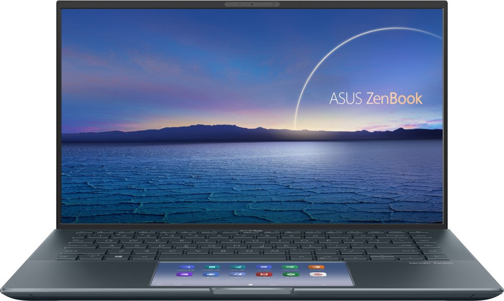 Asus Zenbook 14 स्क्रीनपैड टच पैनल कोर i7 11वीं जेनरेशन - (16GB/1TB SSD/Windows 10 Home/2GB ग्राफ़िक्स) UX435EG-AI701TS पतला और हल्का लैपटॉप - 14 इंच, पाइन ग्रे, 1.29 kg, MS Office के साथ