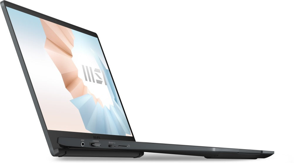 MSI मॉडर्न 14 कोर i3 11वीं जेनरेशन - (8GB/512GB SSD/Windows 10 Home) B11MOU-477IN नोटबुक - 14 इंच, कार्बन ग्रे, 1.3 किग्रा