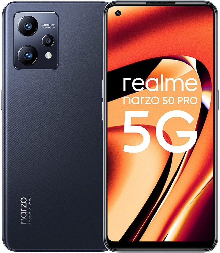 realme Narzo 50 Pro 5G (हाइपर ब्लैक, 128GB) - 8GB RAM