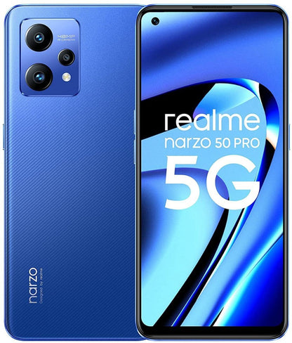 realme Narzo 50 Pro 5G (हाइपर ब्लू, 128GB) - 6GB RAM