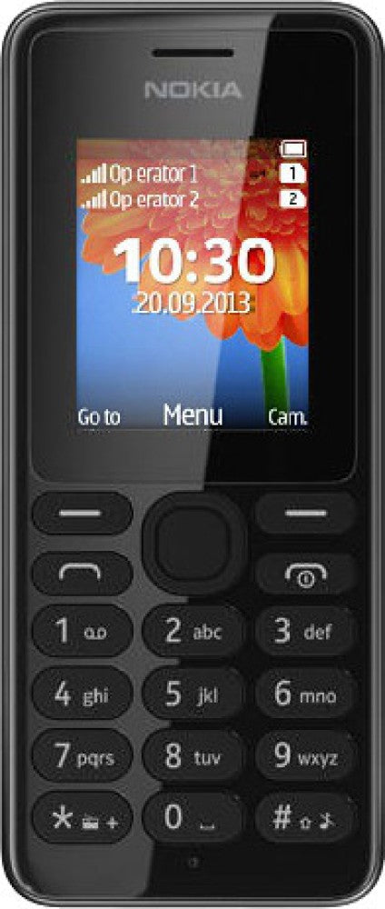 Nokia 108 Dual SIM - Black