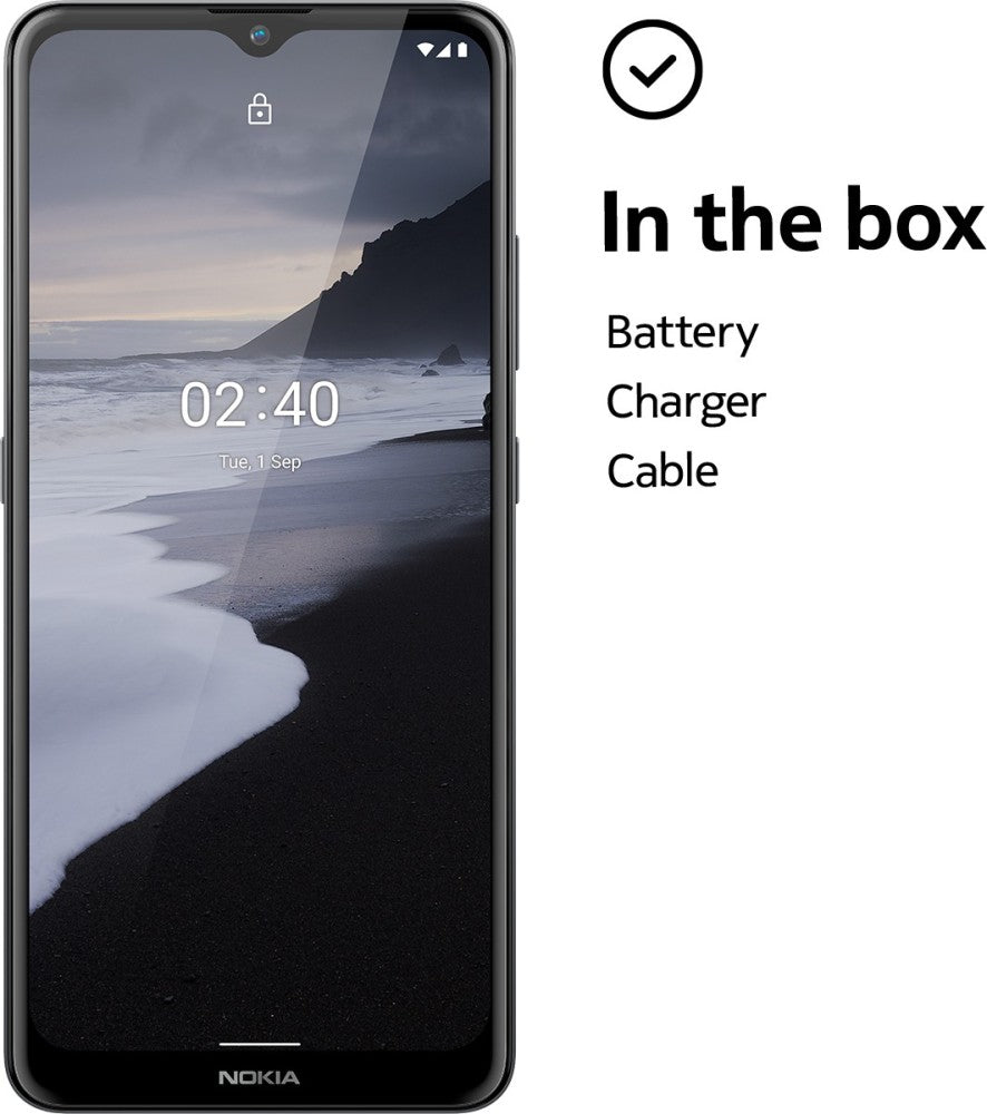 नोकिया 2.4 (चारकोल ग्रे, 64 जीबी) - 3 जीबी रैम