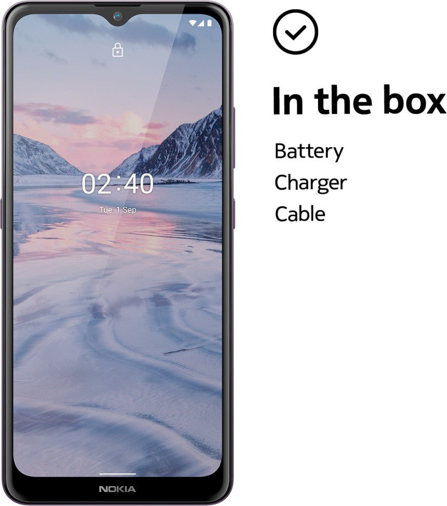नोकिया 2.4 (डस्क पर्पल, 64 जीबी) - 3 जीबी रैम