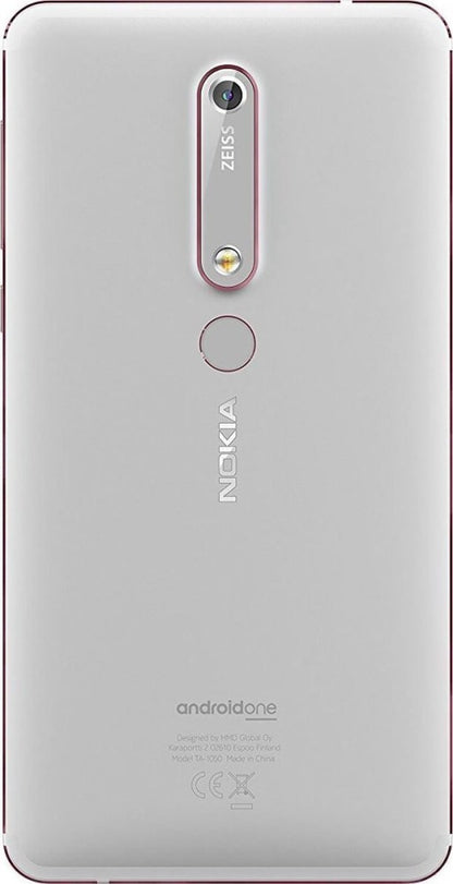 Nokia 6.1 (Iron, White, 32 GB) - 3 GB RAM