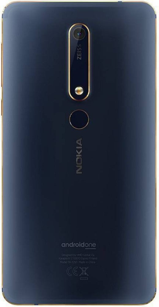 Nokia 6.1 (Gold, Blue, 64 GB) - 4 GB RAM