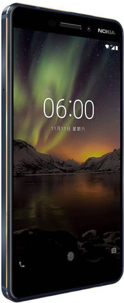 Nokia 6.1 (Gold, Blue, 64 GB) - 4 GB RAM