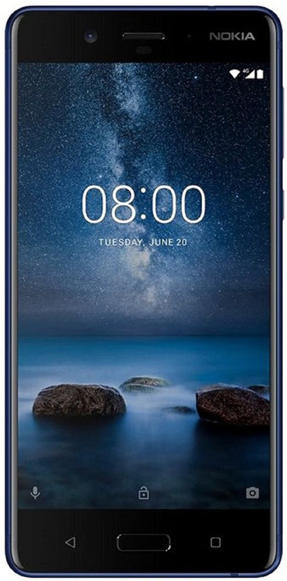 Nokia 8 (Tempered Blue, 64 GB) - 4 GB RAM