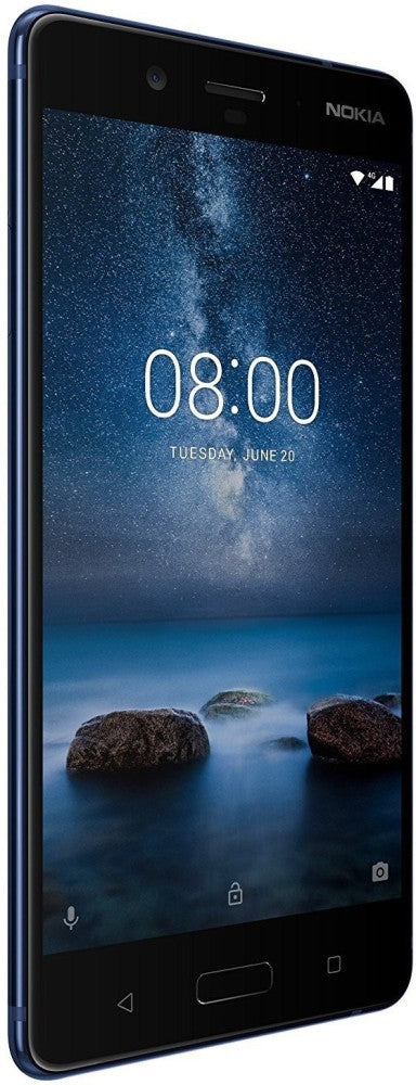 Nokia 8 (Polished Blue, 64 GB) - 4 GB RAM