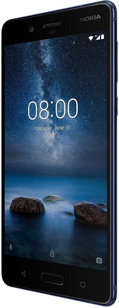 Nokia 8 (Polished Blue, 64 GB) - 4 GB RAM