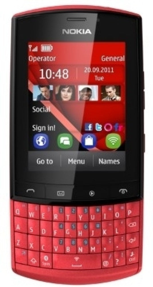 Nokia Asha 303 - Red