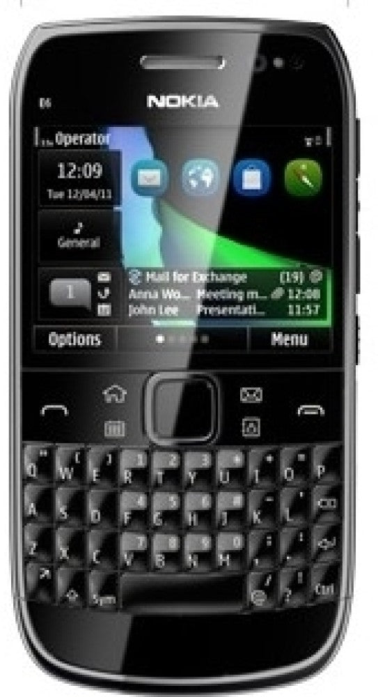 Nokia E6 (Black, 8 GB) - 256 MB RAM