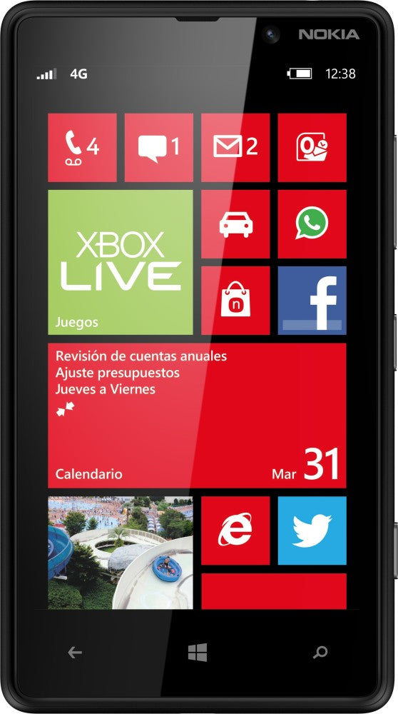 Nokia Lumia 820 (Black, 8 GB) - 1 GB RAM