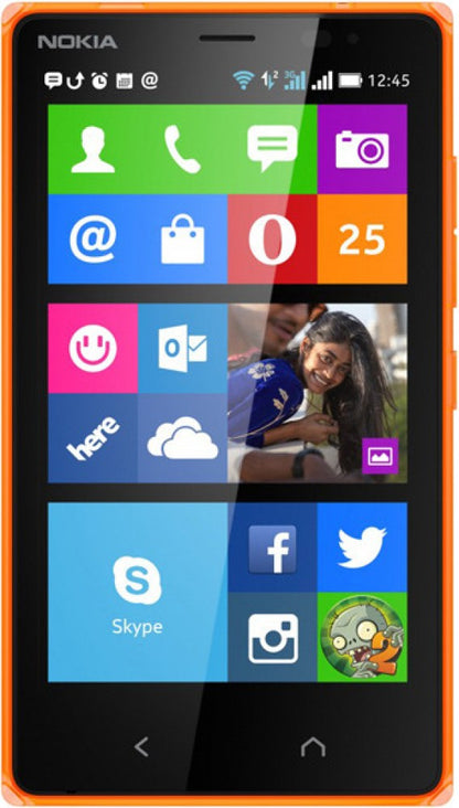 Nokia X2 Dual SIM (Bright Orange, 4 GB) - 1 GB RAM