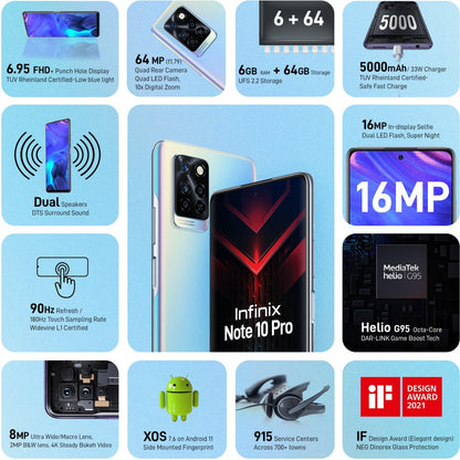 Infinix Note 10 Pro (Nordic Secret, 256 GB) - 8 GB RAM