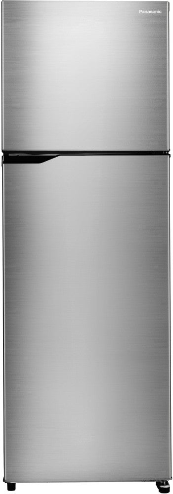 Panasonic 335 L Frost Free Double Door 2 Star Refrigerator - Silver, NR-TBG34VSS3