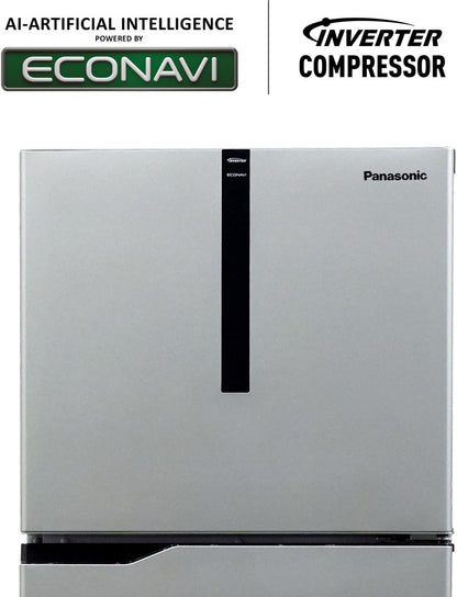 Panasonic 257 L Frost Free Double Door 3 Star Refrigerator - Electric Grey, NR-TH292CVHN